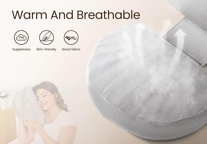 Pregnancy Pillow for Sleeping Memory Foam Pillow for Side Sleeper, Maternity - Image 3