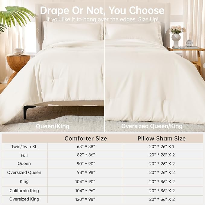 MUXHOMO Twin/Twin XL Comforter Set, All Season Ultra Soft Down Alternative - Image 8