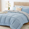 Sasttie Twin Comforter Set, 5 Pieces Reversible Bed in a Bag Twin, Complete by SASTTIE