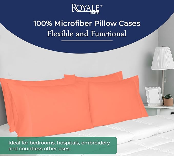 Royale Linens King Pillowcase Set of 2 - Image 6