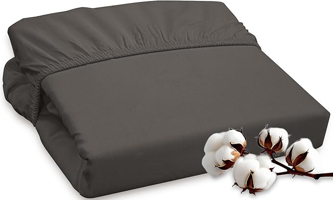 ROYALE LINENS 300 Thread Count 100% Long Staple Combed Cotton Fitted Sheet by ROYALELINENS