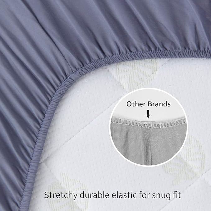Biloban Pack and Play Sheets Fitted, 2 Pack Pack and Play Sheet Fits - Image 7