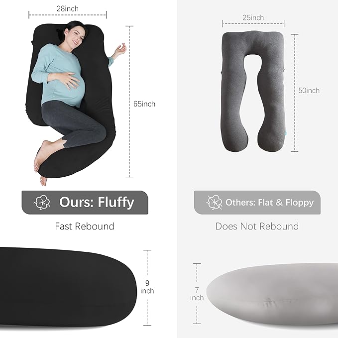 MOON PARK Pregnancy Pillows for Sleeping - Image 7