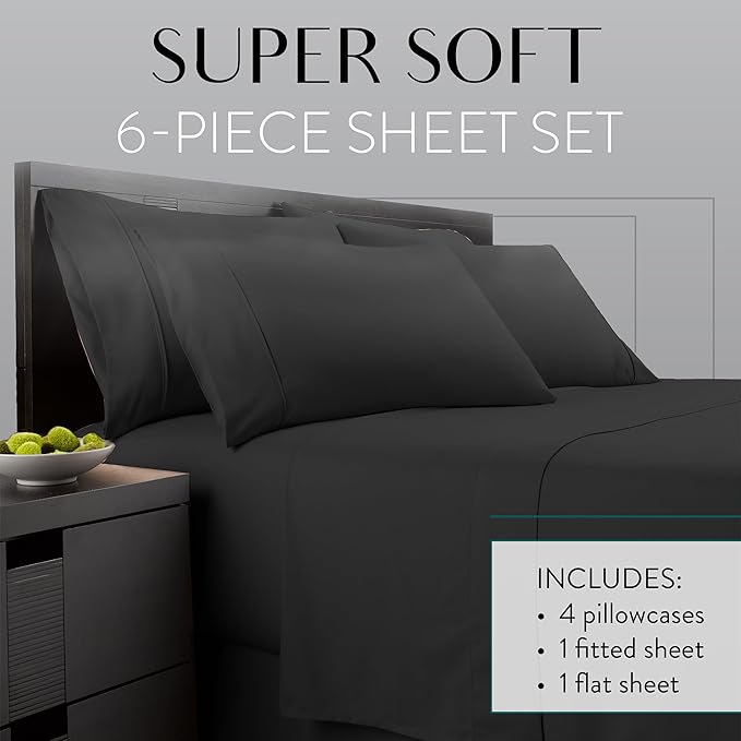 Danjor Linens Bed Sheet Set King Size - Image 2