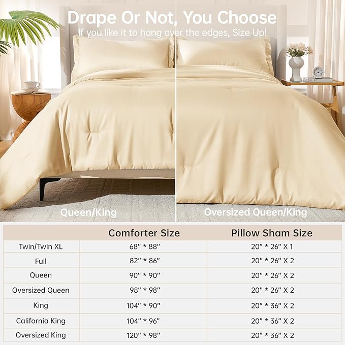 MUXHOMO Queen Comforter Set, All Season Ultra Soft Down Alternative Bedding - Image 8