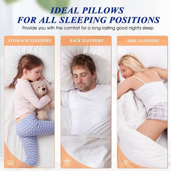 MZOIMZO Bed Pillows for Sleeping- Standard Size, Cooling Hotel Quality - Image 5