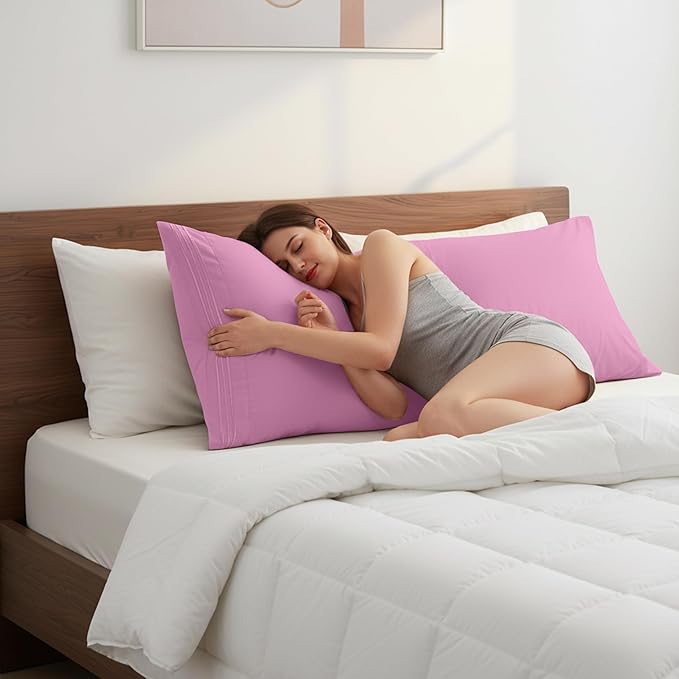 Elegant Comfort Luxury Ultra-Soft 1-Piece Body Pillowcase - Image 4