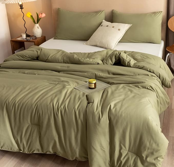 ROSGONIA Oversized King Comforter 128x120 - Image 4