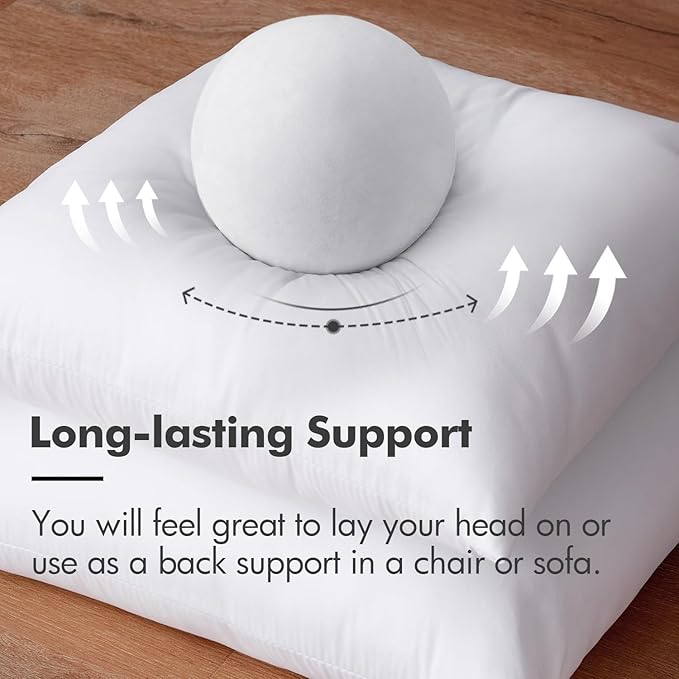 MIULEE Throw Pillow Insert Premium Pillow Stuffer Sham Rectangle - Image 4
