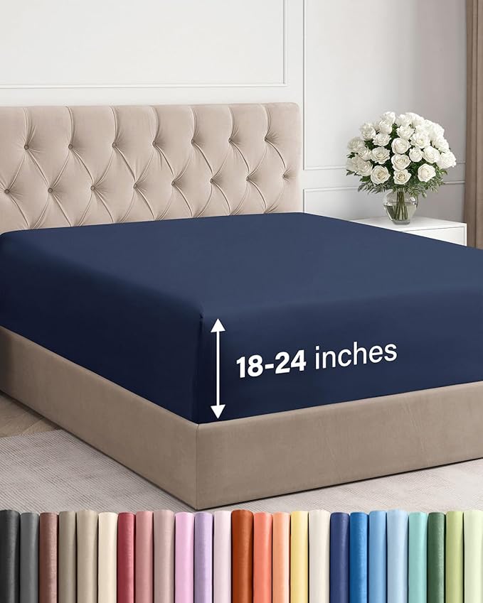 Extra Deep King Fitted Sheet by CGKUnlimited