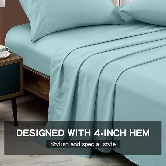 FreshCulture Twin Flat Sheets Only 2 Pack - Image 2