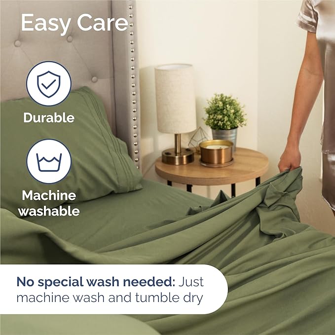 King Size 4 Piece Sheet Set - Image 7