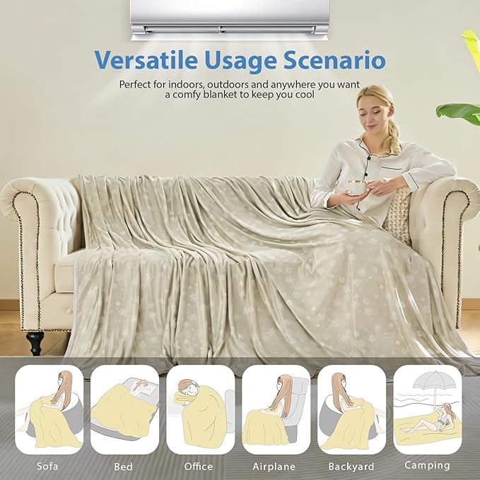OIGAE Cooling Blanket for Hot Sleepers - Image 5