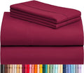 LuxClub 4 PC King Sheet Set, Breathable Luxury Bed Sheets, Deep Pockets 18" by LuxClub