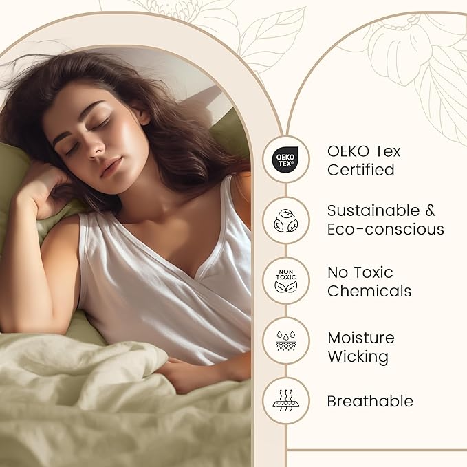 100% Egyptian Cotton Sheets California King Size, 800TC Breathable Bed Sheet Set - Image 5