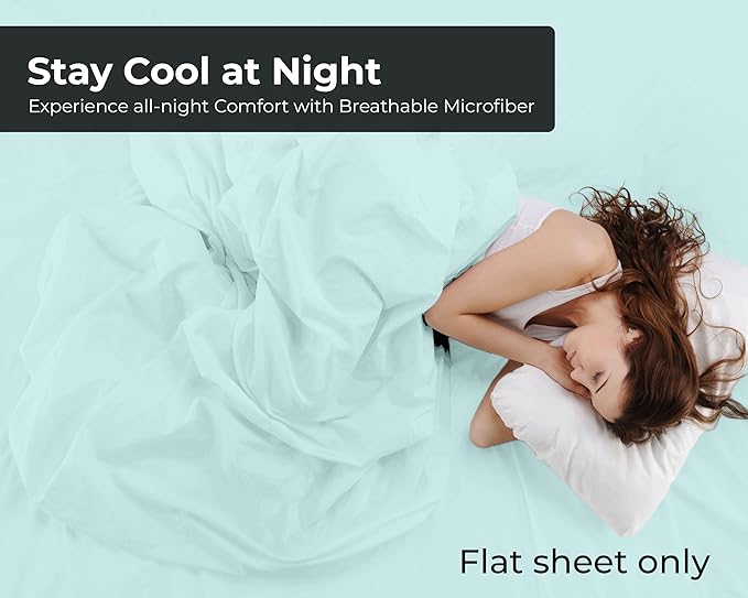 Royale Linens Full Flat Sheet - Image 3