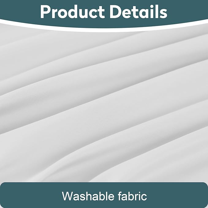 Toodou White Queen Bed Top Sheet is Made of Soft Wrinkle Resistant Microfiber - Image 6