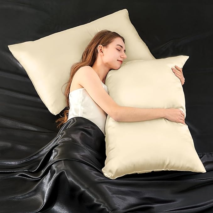 INFIIXSO Mulberry Silk Pillow Cases King Size Set of 2, Silk Pillowcase - Image 7