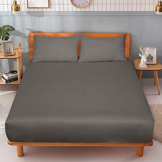 ROYALE LINENS 300 Thread Count 100% Long Staple Combed Cotton Fitted Sheet Twin - Image 5