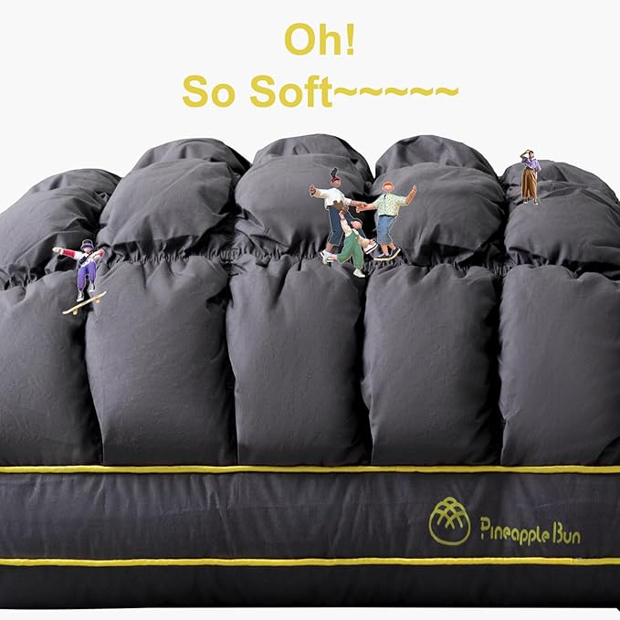 YOUR MOON Fluffy Support Bed Pillow Standard Size Set of 2, Super Soft Premium - Image 3