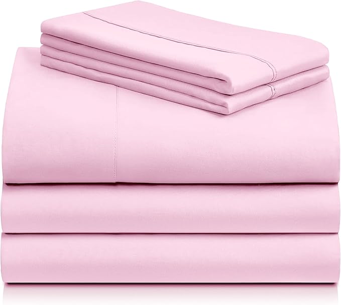 LuxClub 5 PC Sheet Set Bed Sheets Deep Pockets 16" Eco Friendly Wrinkle Free - Image 8