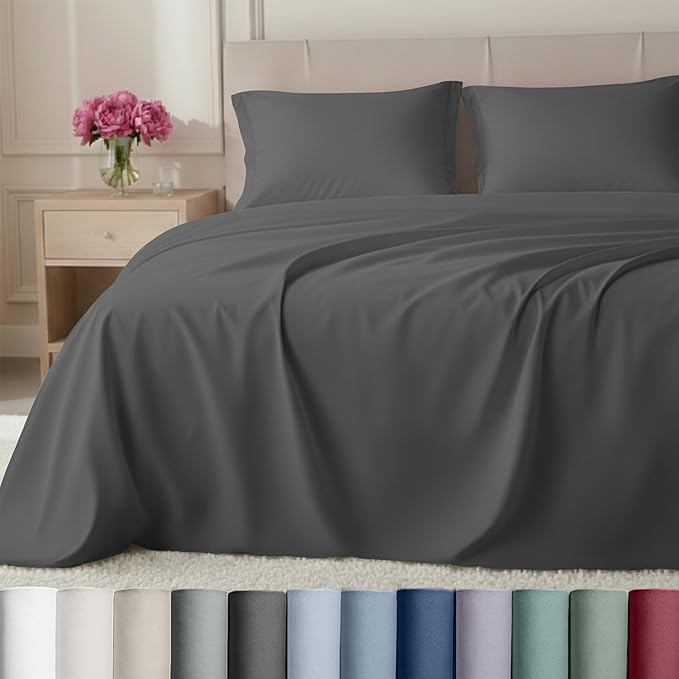 California Design Den Luxury 100% Cotton Sheets Queen Size by CaliforniaDesignDen