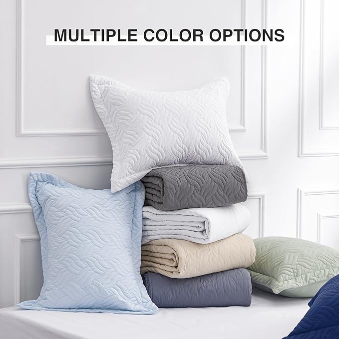 Love's cabin California King Size Quilt Bedding Set Grey Bedspread - Image 7