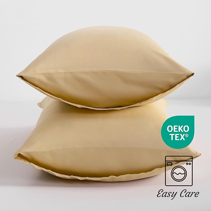 NTBAY Standard Pillow Cases Set of 2, 2 Pack Brushed Microfiber 20x26 Pillow - Image 5