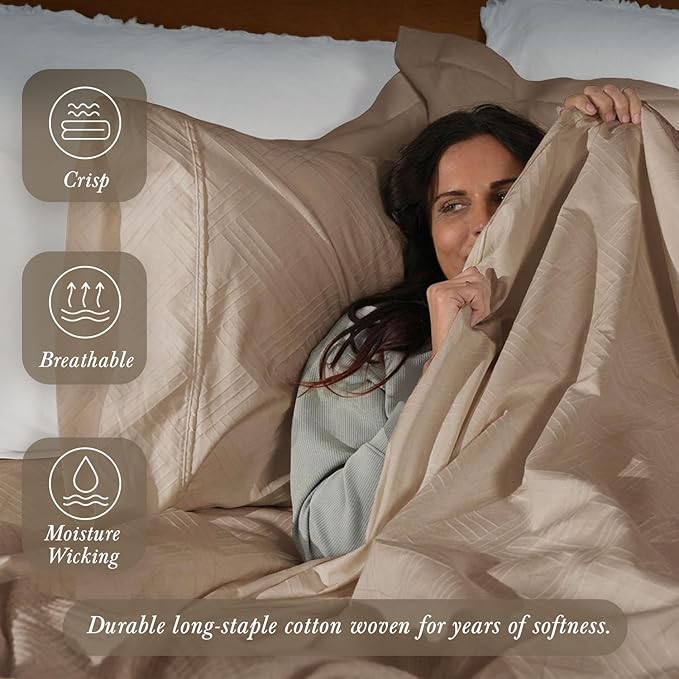 Threadmill Twin Sheets for Twin Mattress | 800 Thread Count Jacquard Celine - Image 3