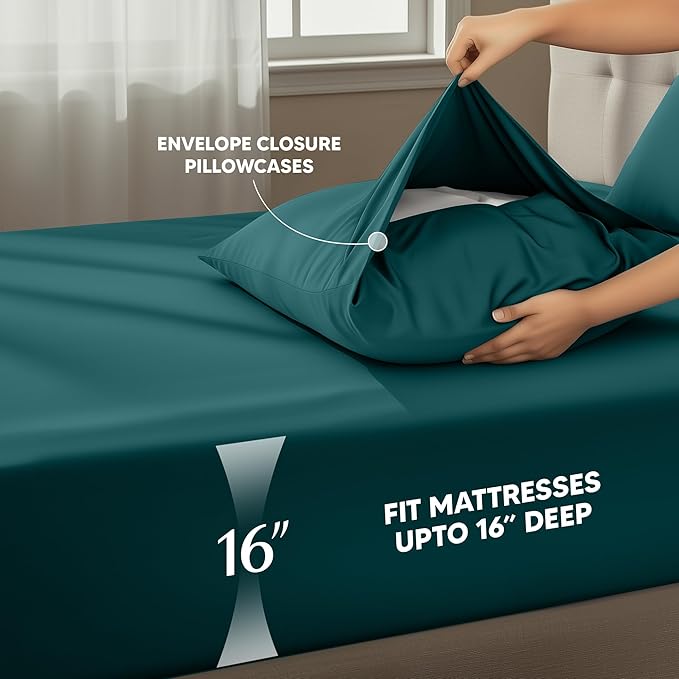 Utopia Bedding Full Bed Sheets Set - Image 4