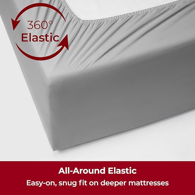 Mellanni Extra Deep California King Sheets - Image 5