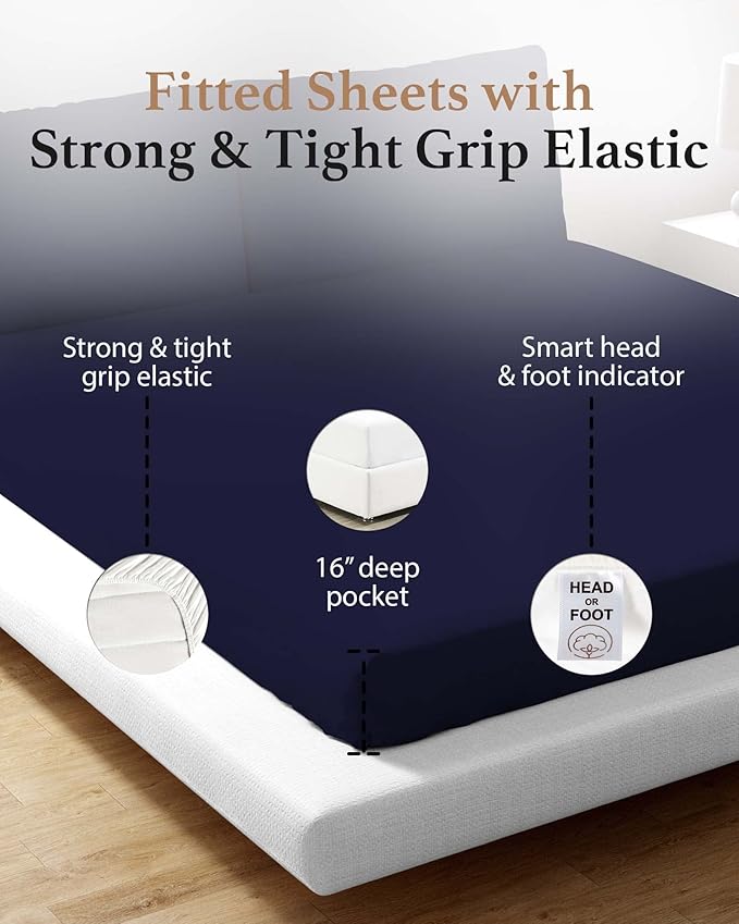 Good Sleep Bedding King Size Fitted Sheets Only - Image 3
