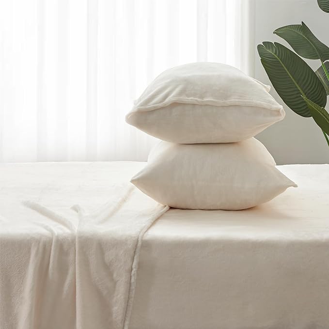 BEDELITE Flannel Sheets King Size White - Image 9