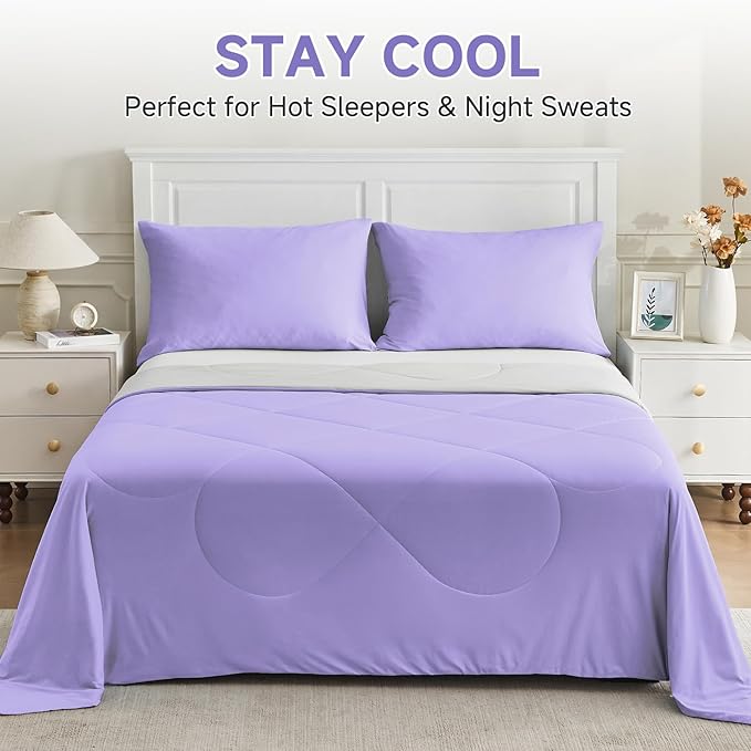 HOMFINE Cooling Comforter for Hot Sleepers - Image 5