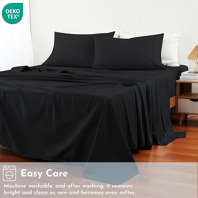 Cotton Flat Sheets Only, 600 TC 100% Cotton Flat Sheet Top Sheet Only, Twin - Image 8