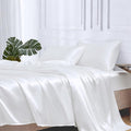 MR&HM Satin Bed Sheets, California King Size Sheets Set by MRHM