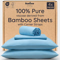 Bambaw Full Sheet Set 4pcs – 100% Viscose Derived from Bamboo Cooling Sheets by Bambaw