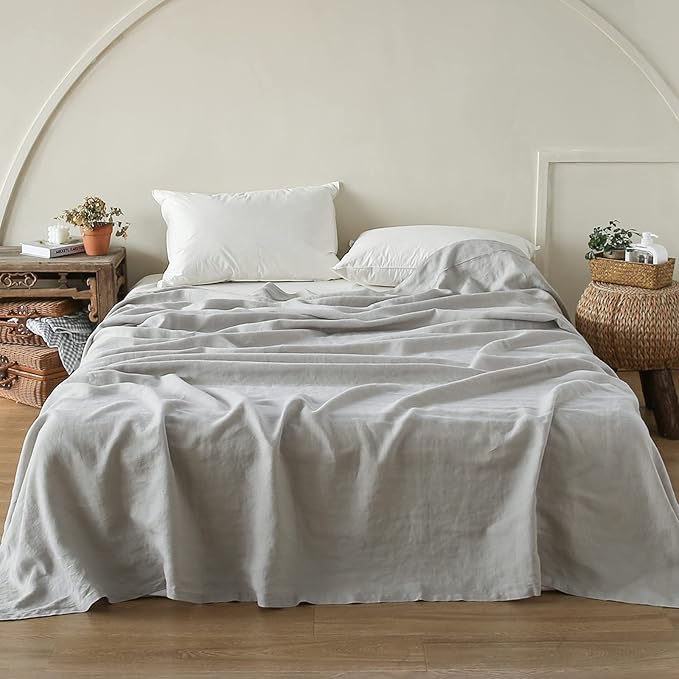 Simple&Opulence French Linen Flat Sheet - Image 7