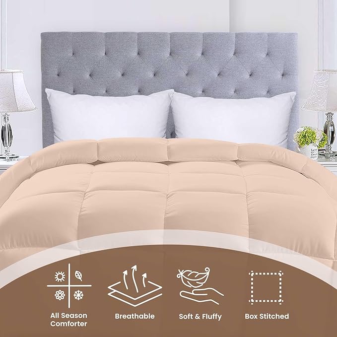 Utopia Bedding Comforters Twin Size, All Season Duvet Insert, Down Alternative - Image 3
