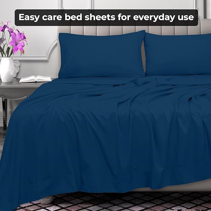 Royale Linens Queen Flat Sheet - Image 6