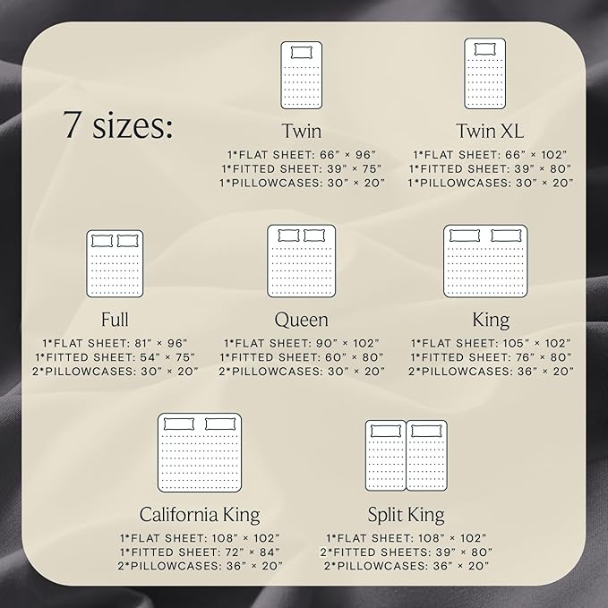 LuxClub 5 PC Split King Sheet Set Sheets Deep Pockets 18" Eco Friendly Wrinkle - Image 4