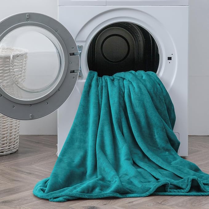 BEDELITE Flannel Sheets King Size Teal - Image 8