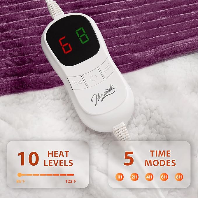 Homemate Electric Heated Blanket Twin Size - Image 3