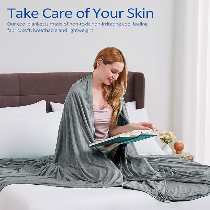 Topcee Cooling Blanket, Summer Cooling Blankets - Image 7