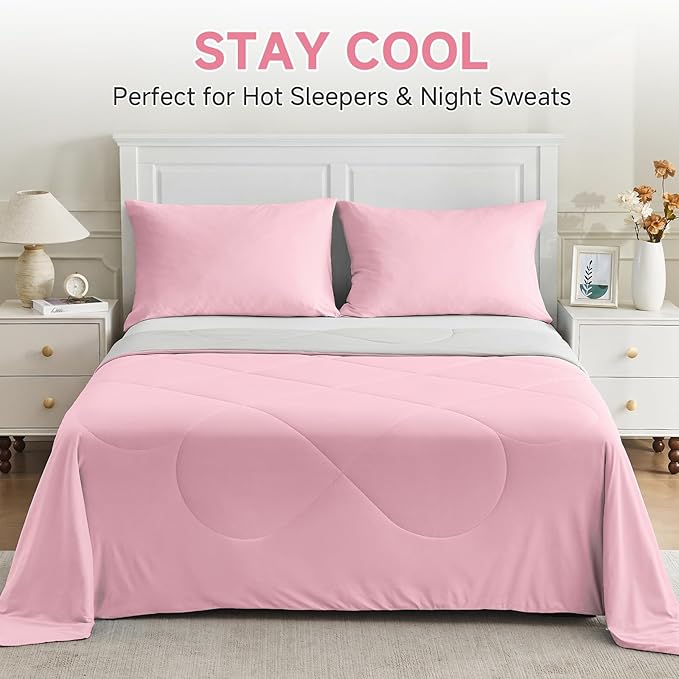HOMFINE Cooling Comforter Japanese Double-Sided Cold Tech Fabric Cooling Blanket - Image 5