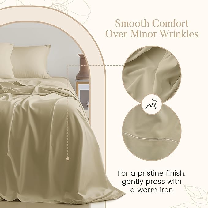 Bed Sheets King Size Sheets Set, 800 Thread Count Sateen Weave King Size - Image 6
