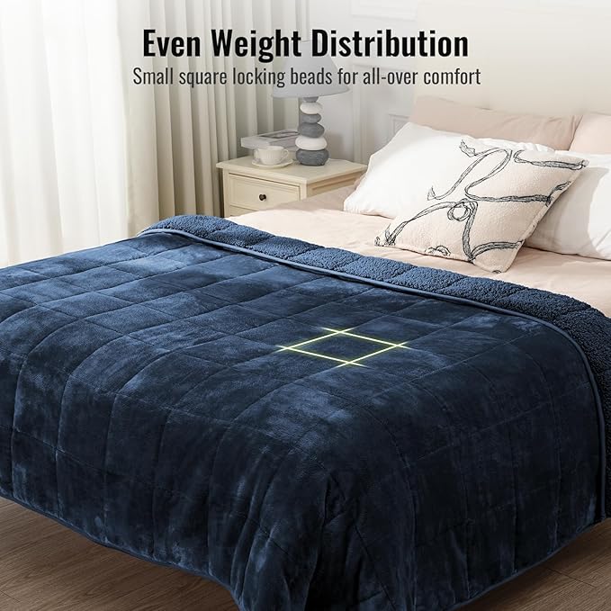 Uttermara Weighted Blankets for Adults Full Size, 15lbs 48x72 inches Blanket - Image 7