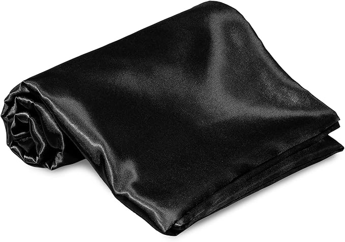 Homiest Black Satin Flat Sheet - Image 2