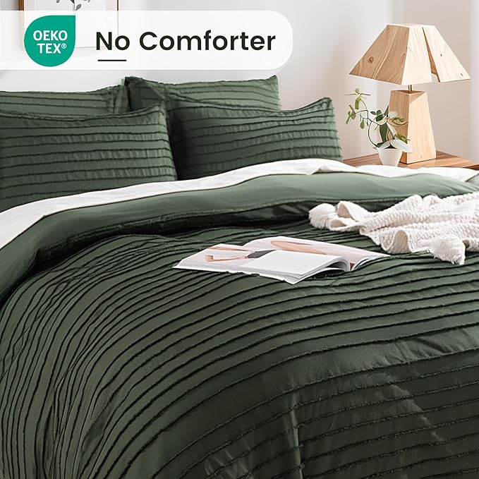 NEXHOME PRO Duvet Cover Queen, 3 Pieces Boho Tufted Duvet Cover Set, Soft and - Image 3