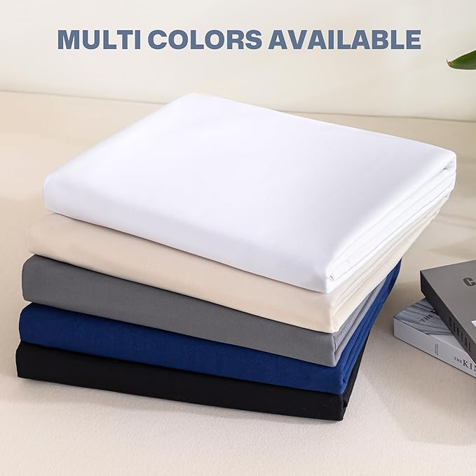 Lavisun Twin Flat Sheets Only 2 Pack, Hotel Quality Twin Flat Sheets Only - Image 7